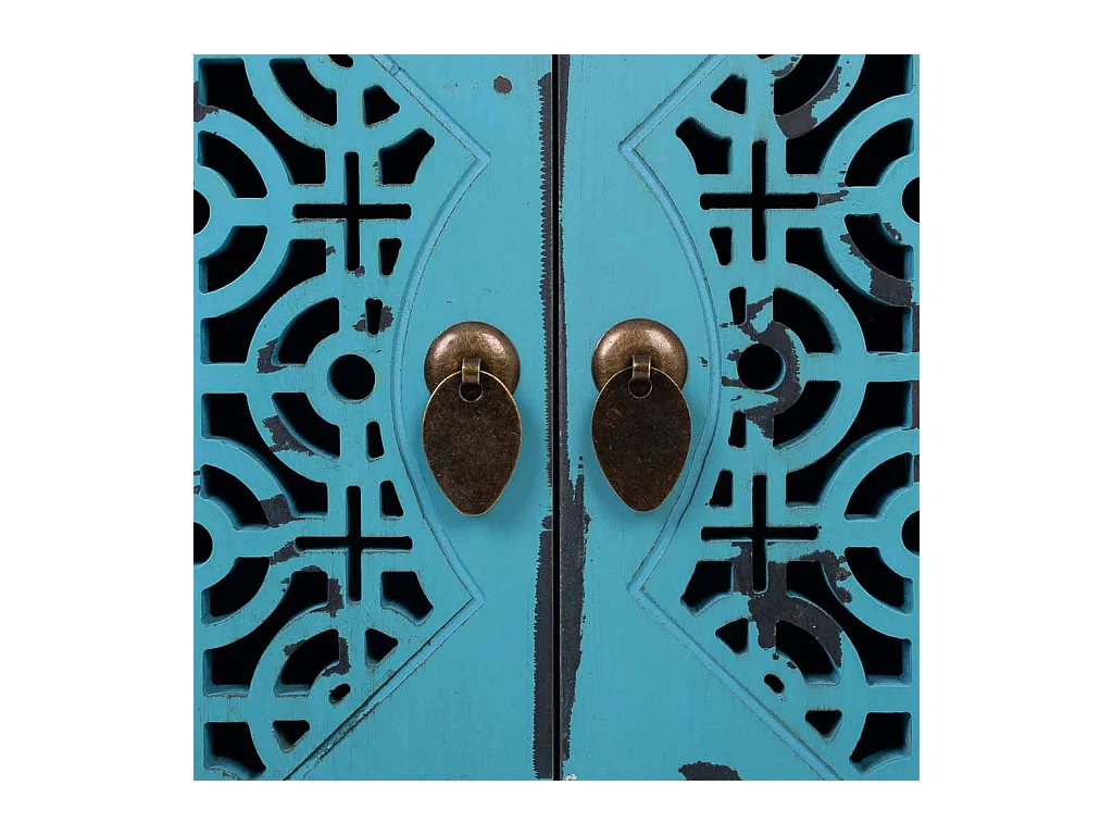 Recibidor de madera 1 cajon y 2 puertas 48x32x75