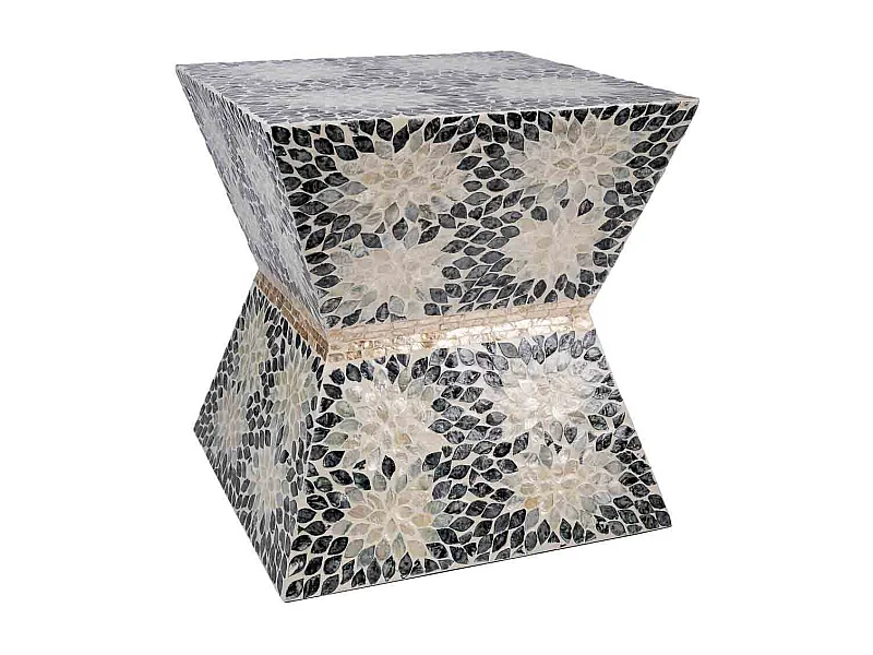 Mobile da ingresso in legno con 1 cassetto e 2 ante 48x32x75