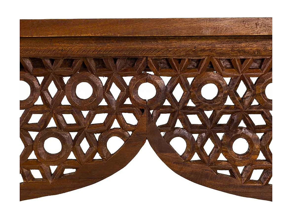 Mobile da ingresso in legno marrone 150x40x79h