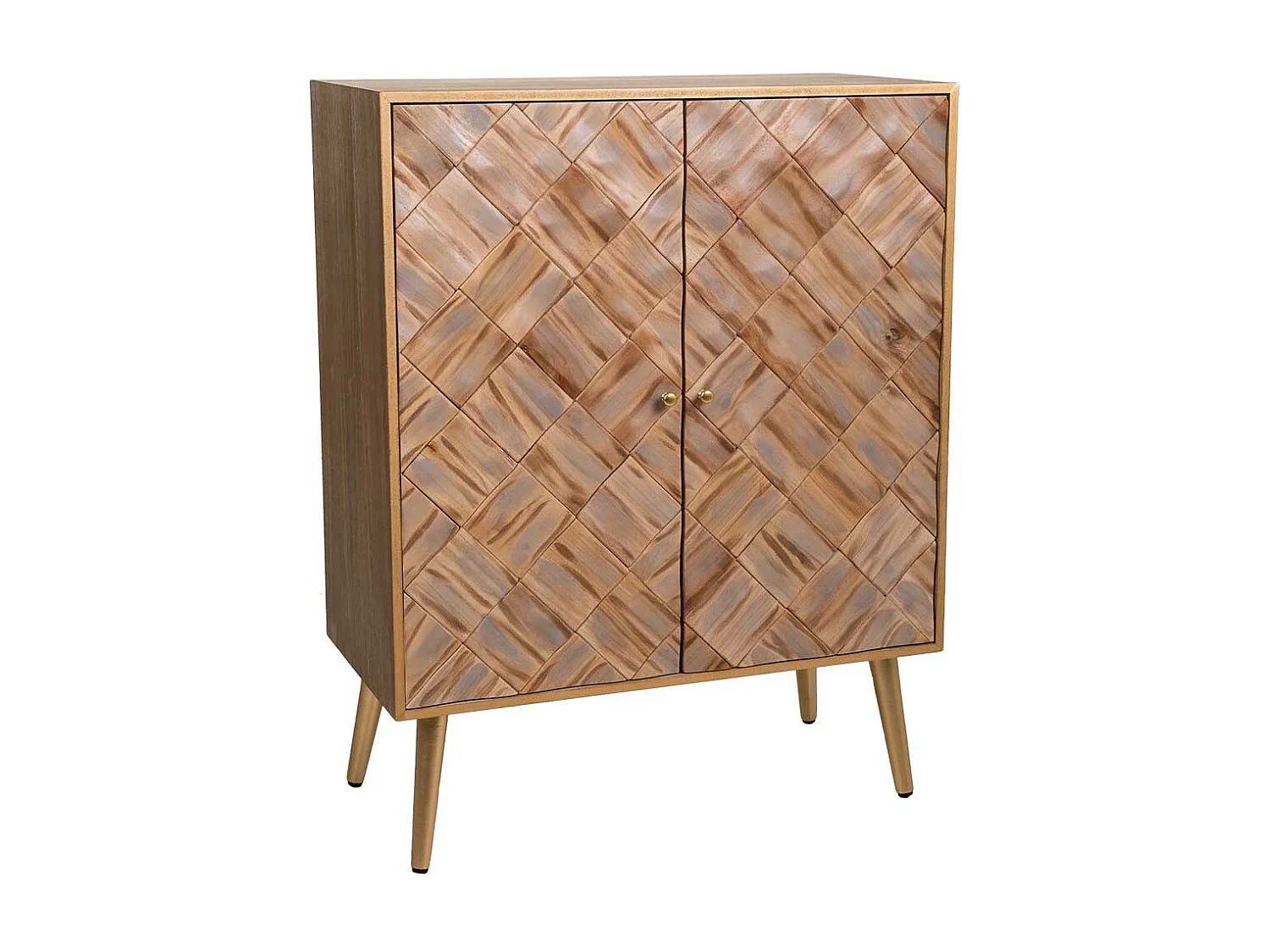 Salão de madeira marrom 74x36x94