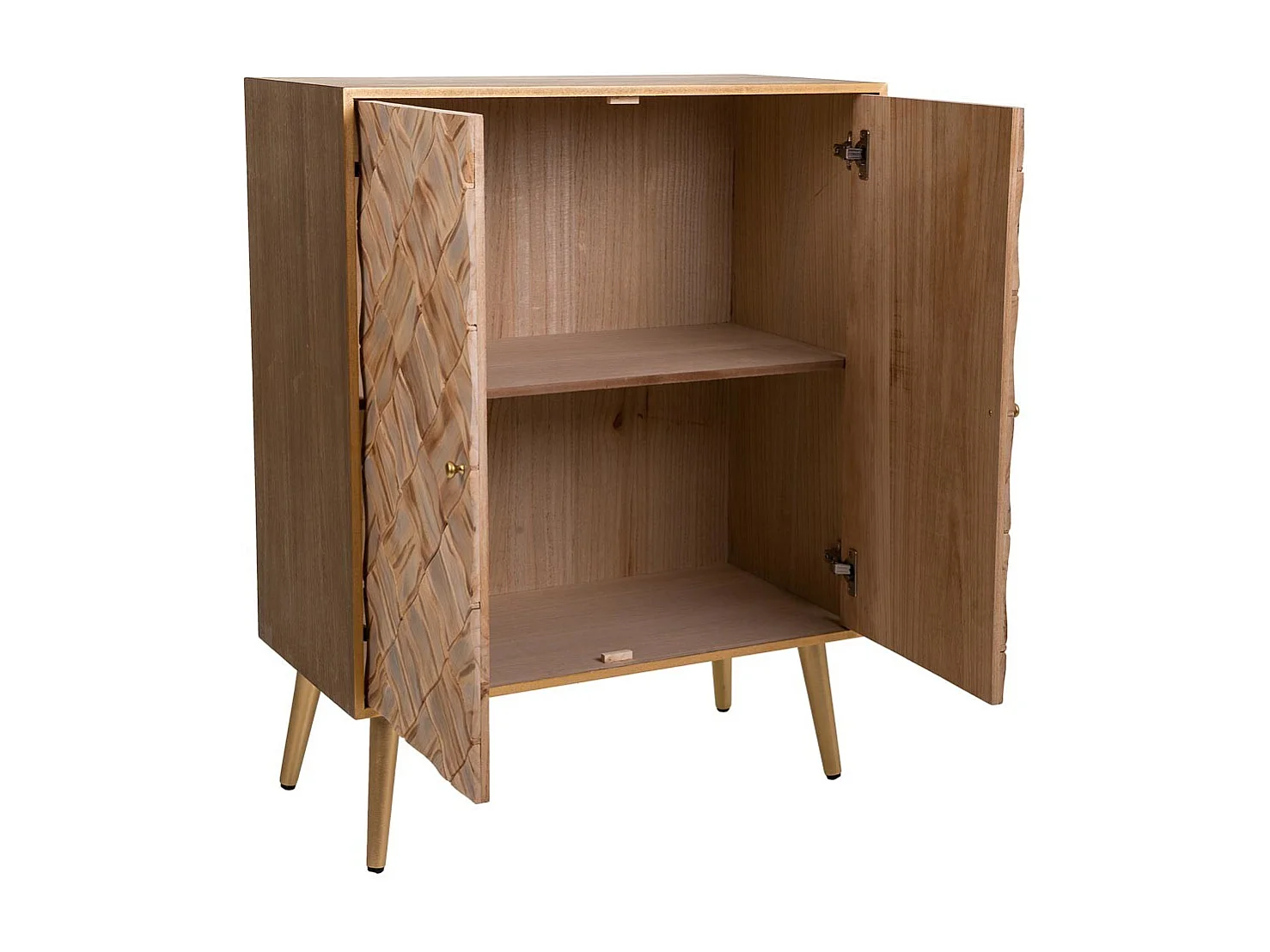 Salão de madeira marrom 74x36x94