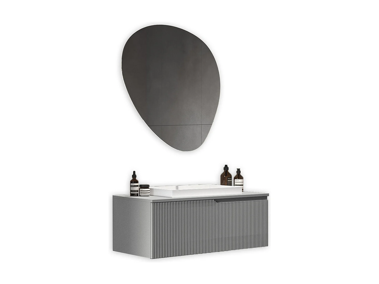 Composition 3 pieces VENERE gris matt