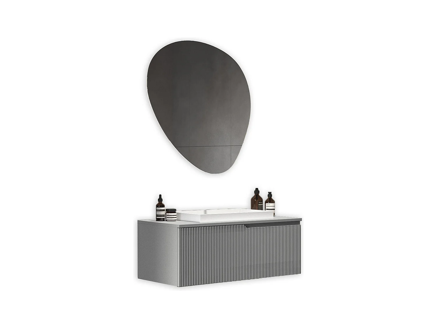 Composition 3 pieces VENERE gris matt