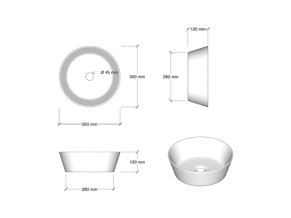 Composition 5 pieces VENERE blanc/rose poudrè