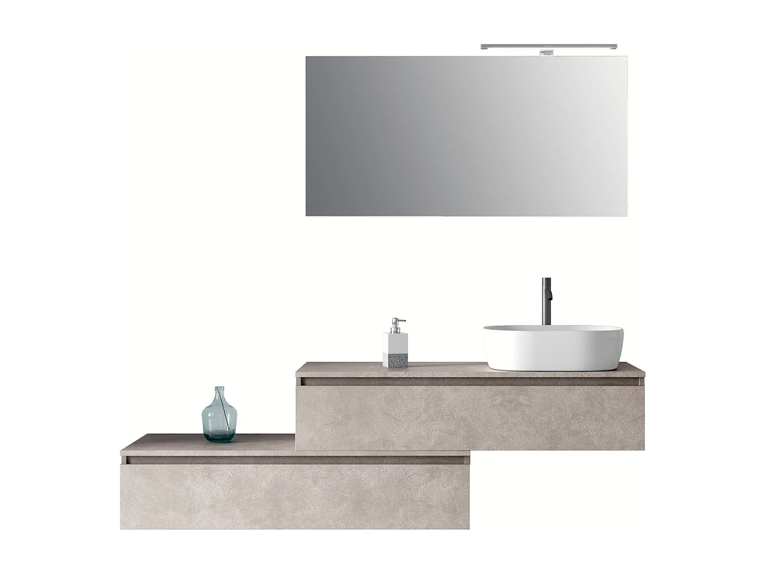 Composizione 5 pezzi ASTRA avana pietra