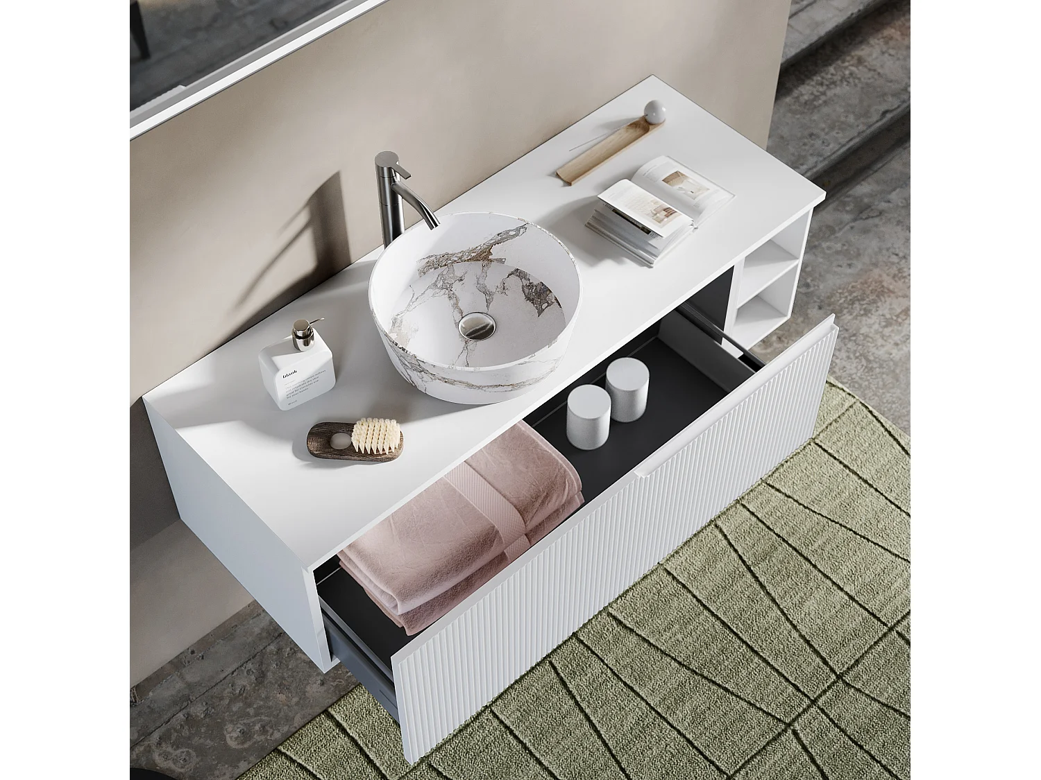 Composição 5 peças VENERE branco