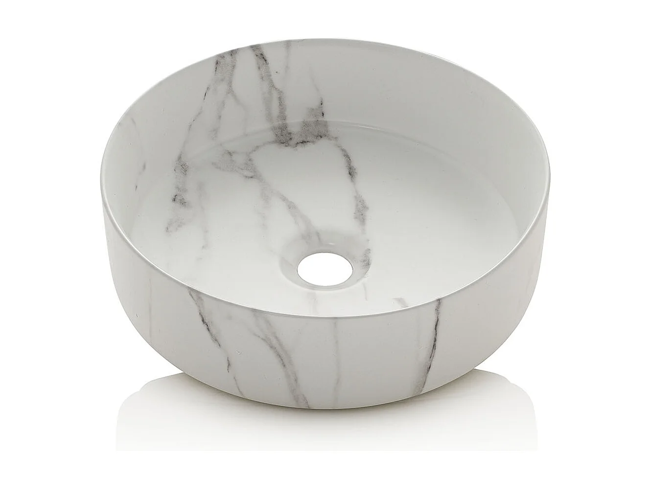 Composizione 5 pezzi VENERE bianco opaco