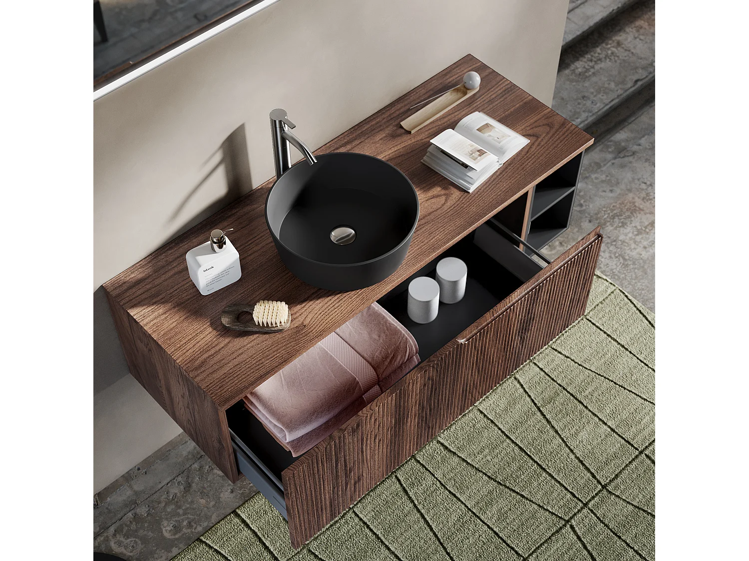 Composizione 5 pezzi VENERE rovere rio