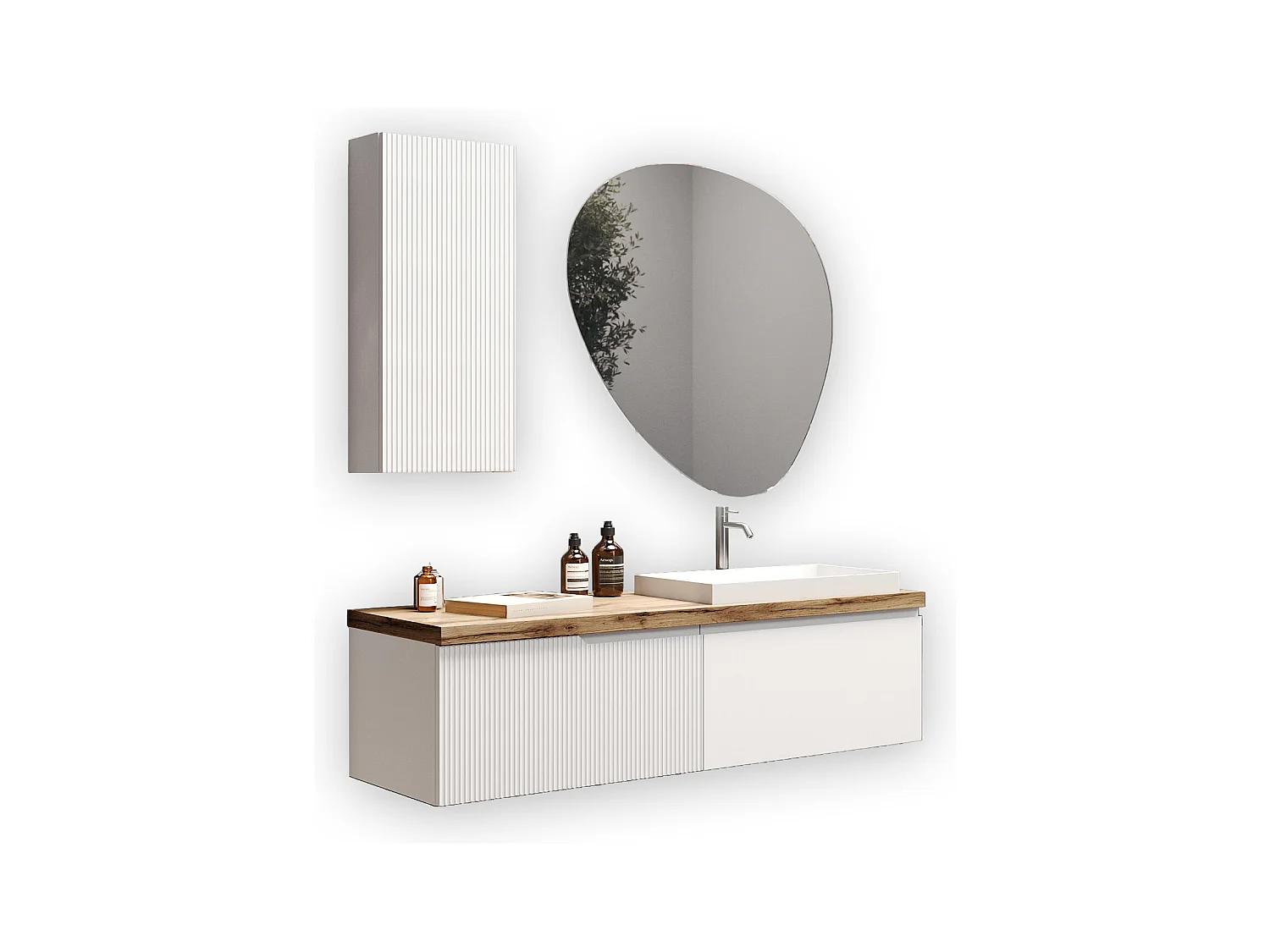 Composition 6 pieces VENERE blanc mat