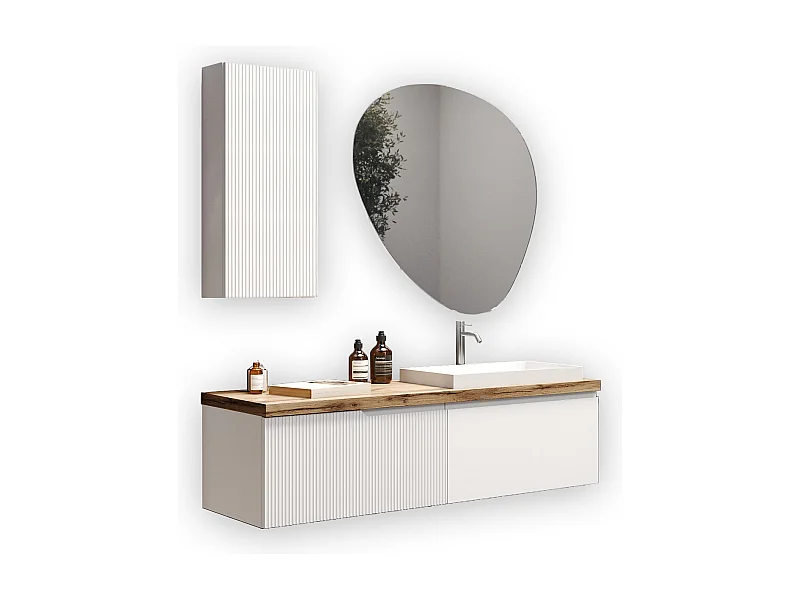 Composition 6 pieces VENERE blanc mat