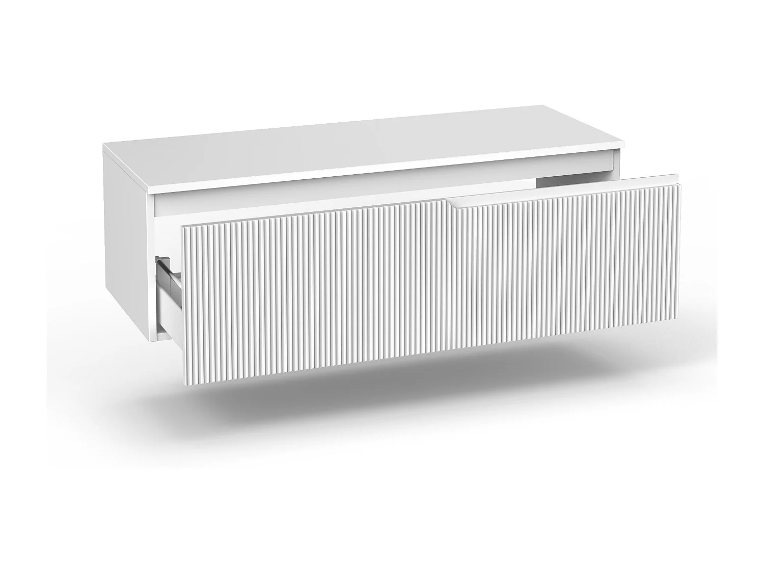 Composizione vasca DX 4 pezzi VENERE quercia/bianco opaco