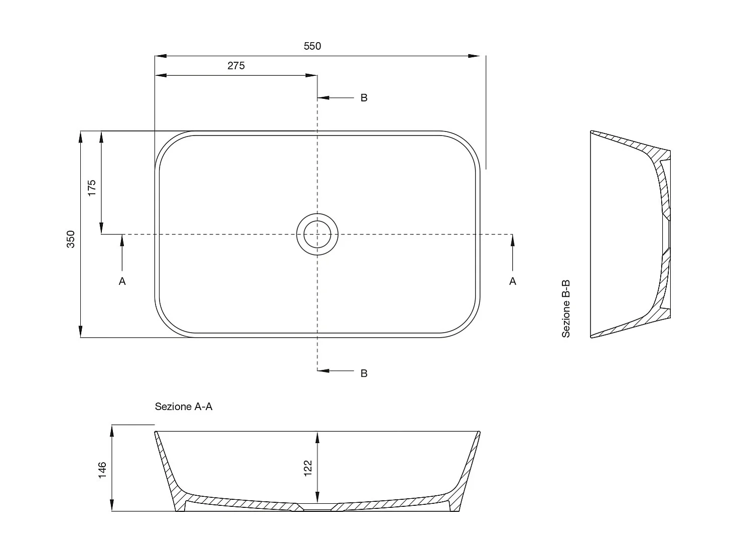 Composition 7 pieces VENERE blanc mat