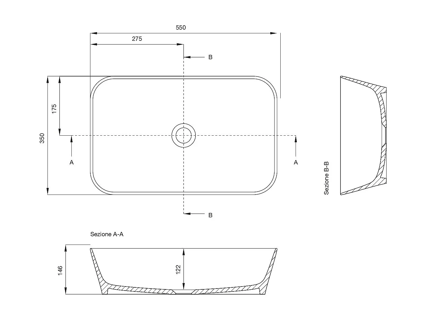 Composition 7 pieces VENERE blanc mat