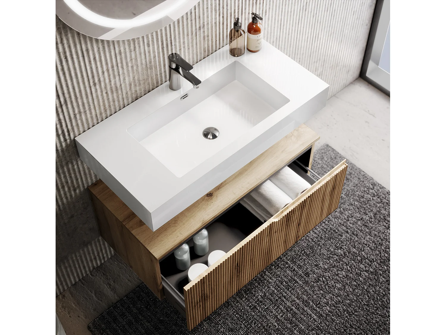 Komposition 3-teilig VENERE eiche