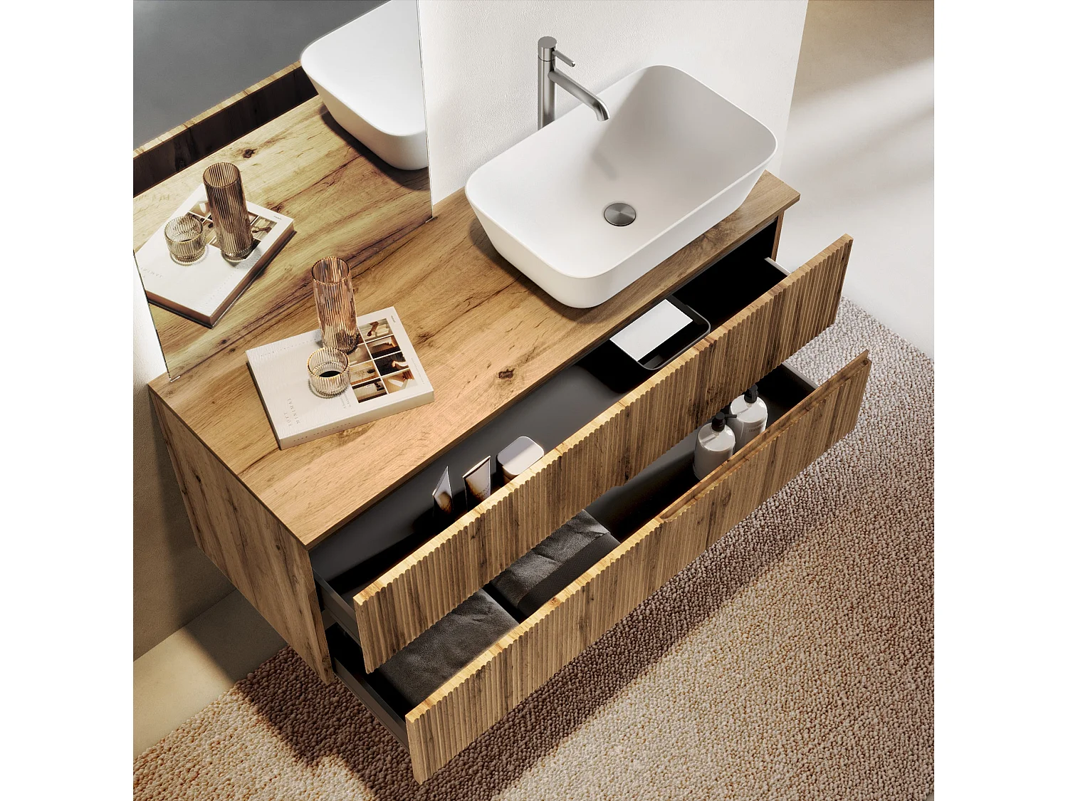 Composição 4 peças VENERE carvalho