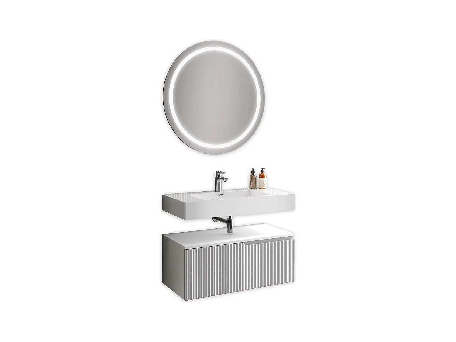 Composition 3 pieces VENERE blanc