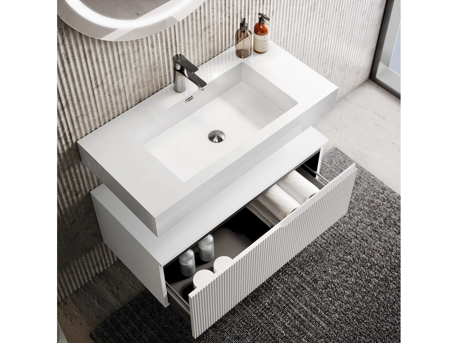 Composition 3 pieces VENERE blanc