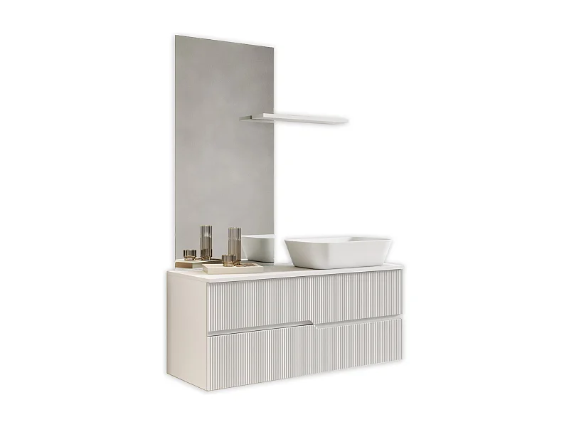 Composition 4 pieces VENERE blanc matt