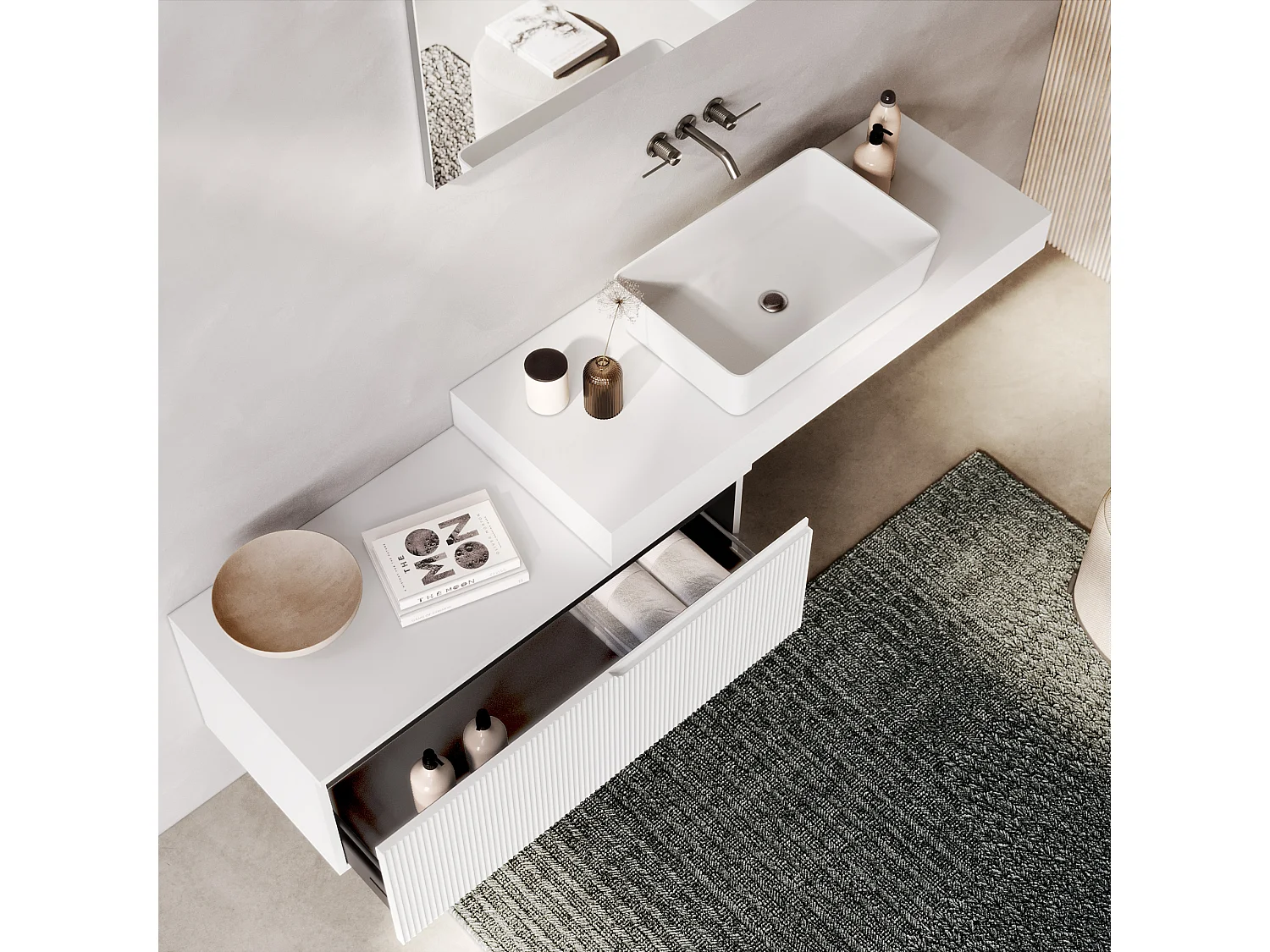 Composition 4 pieces VENERE blanc