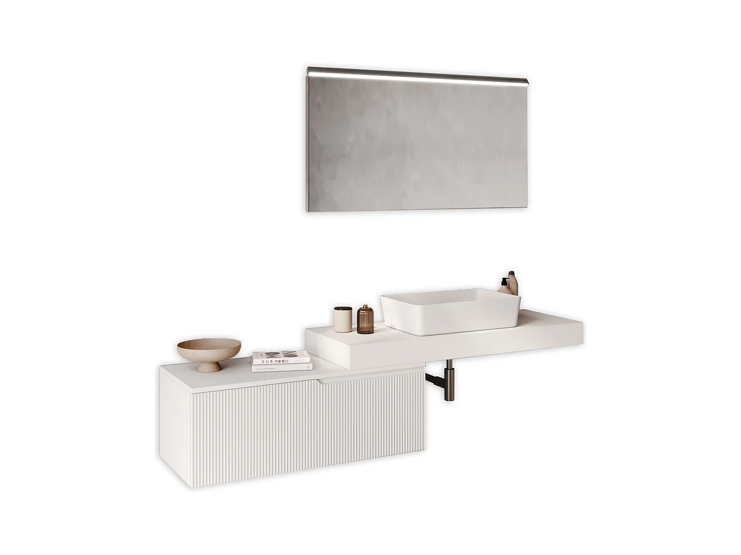 Composition 4 pieces VENERE blanc