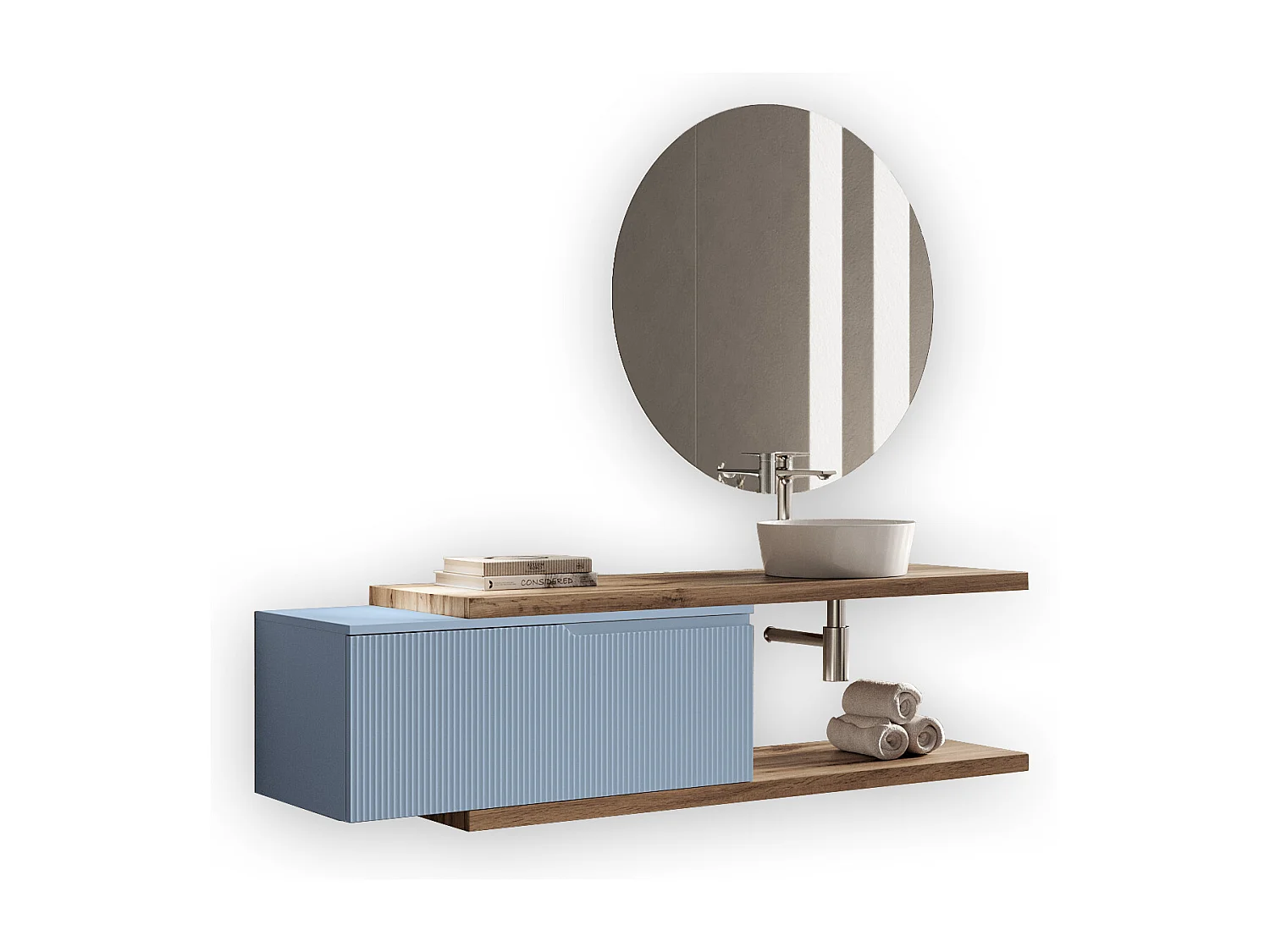 Composition 5 pieces VENERE chène/blue ciel tiffany