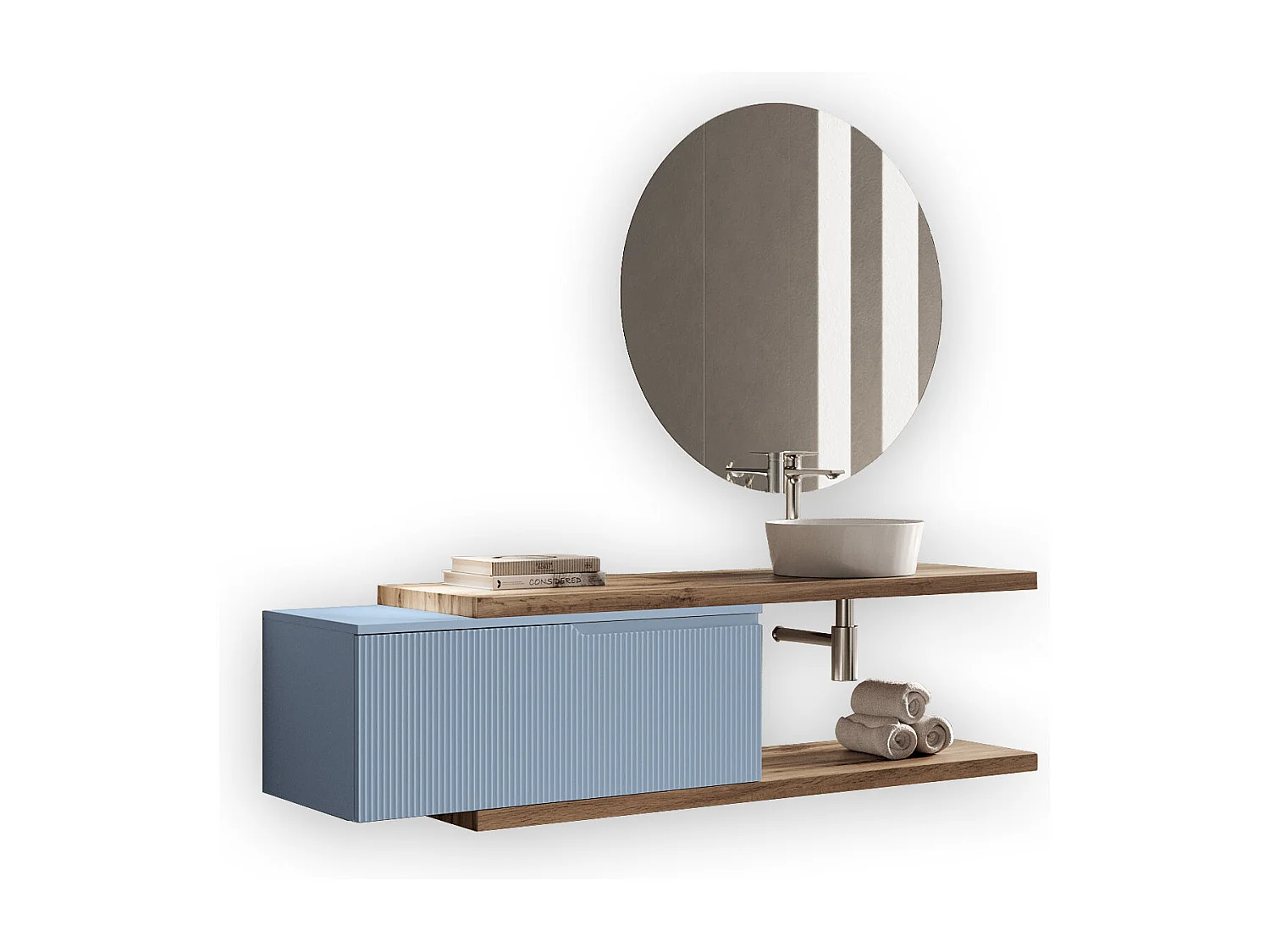 Composition 5 pieces VENERE chène/blue ciel tiffany