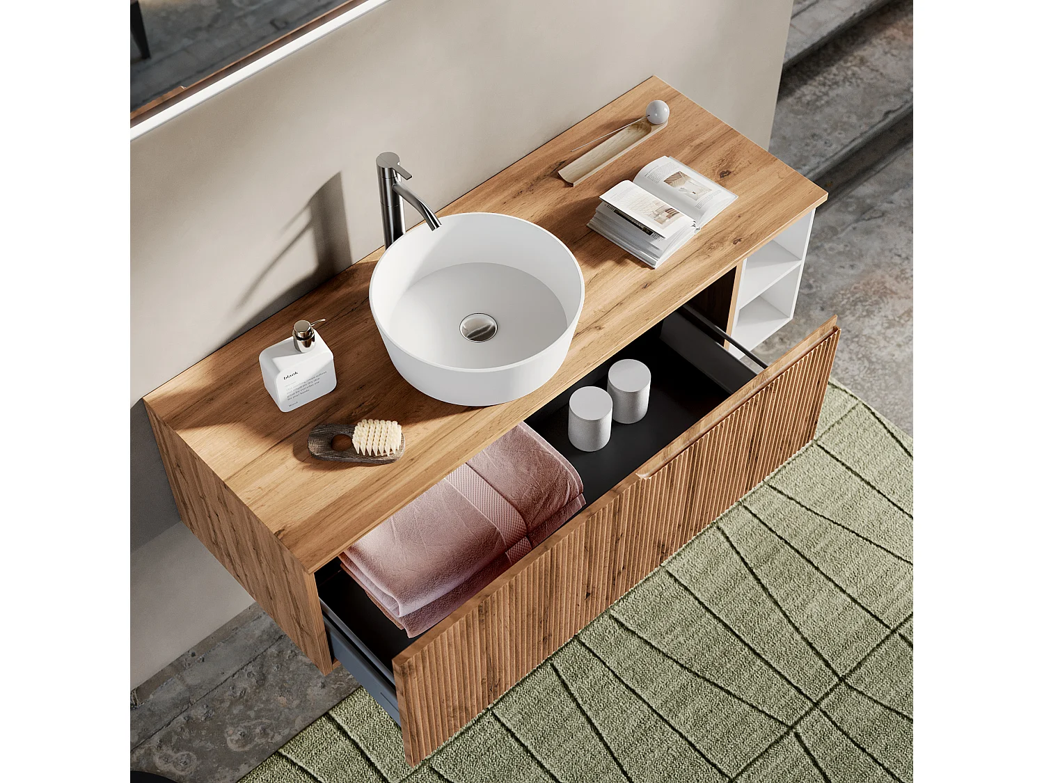 Composition 5 pieces VENERE chène