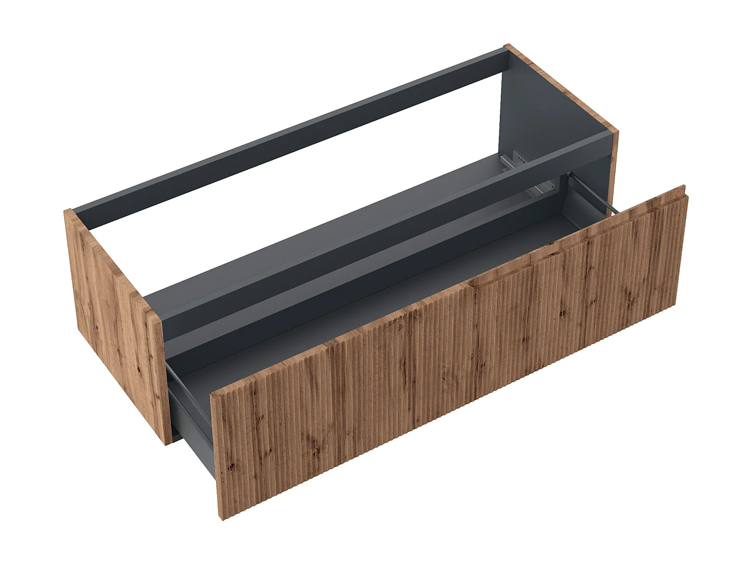 Badewannen-Komposition rechts 4-teilig VENERE eiche