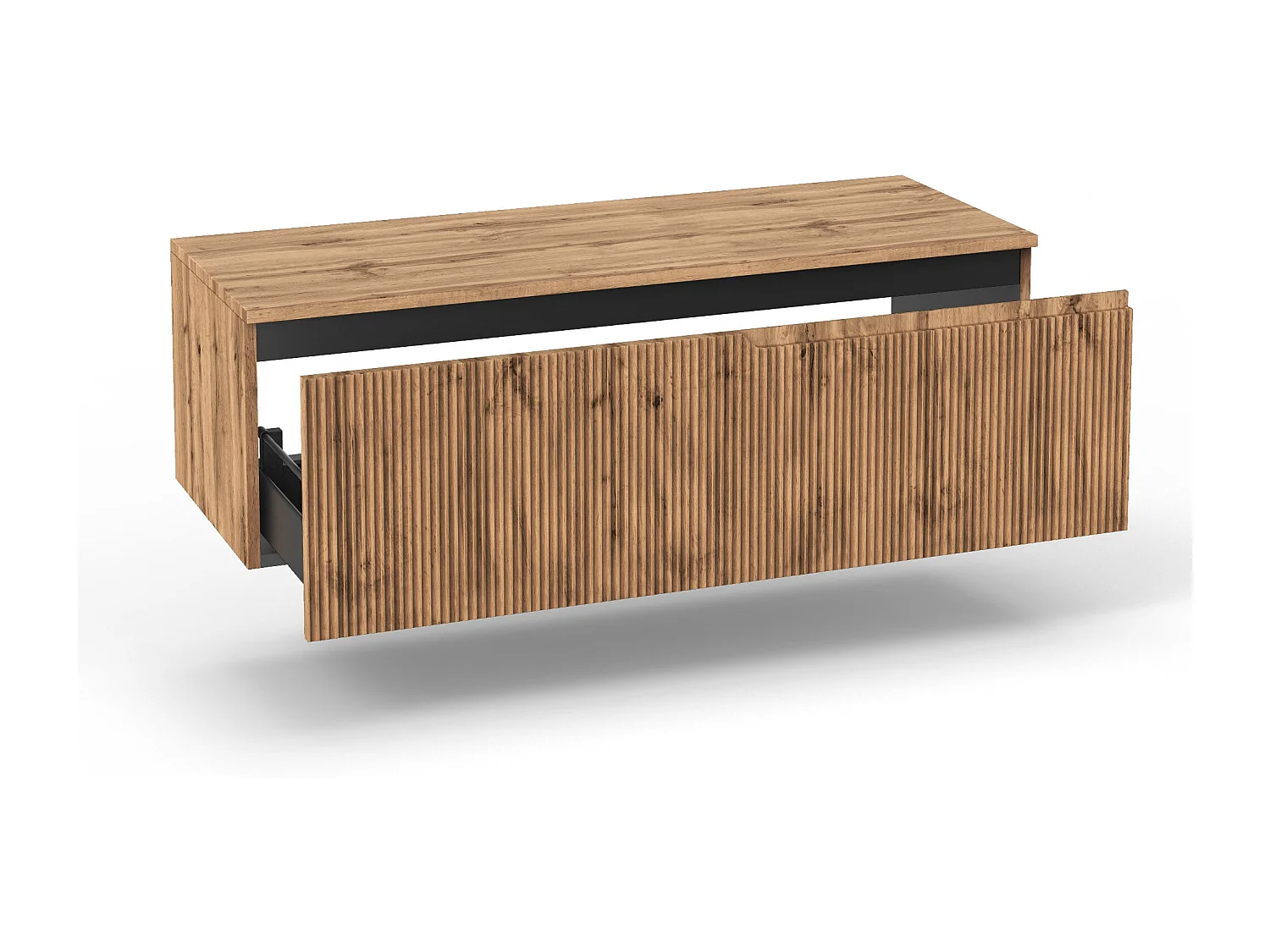 Badewannen-Komposition rechts 4-teilig VENERE eiche