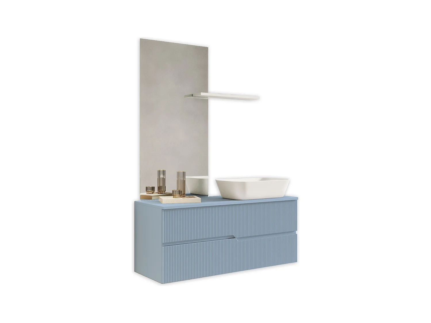 Komposition 4-teilig VENERE Tiffanyblau