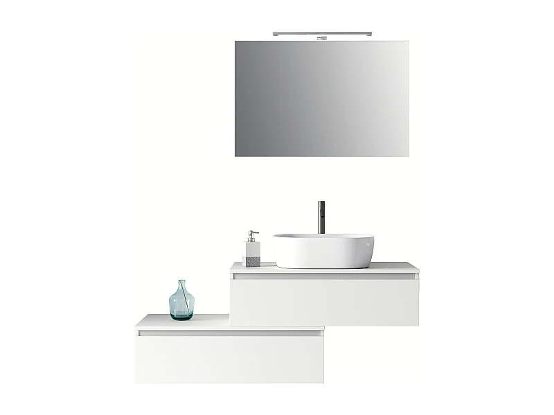 Composition 5 pieces ASTRA blanc mat