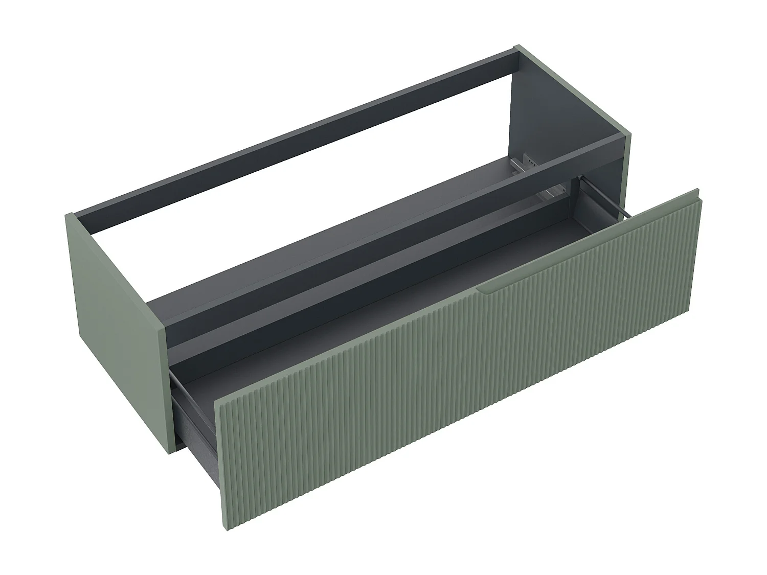 Composition vasque droite 4 pieces VENERE vert sauge