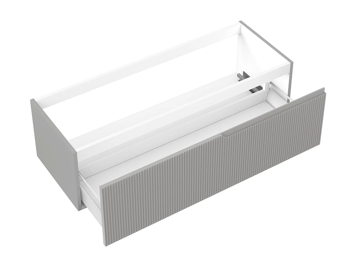 Composizione vasca DX 4 pezzi VENERE grigio opaco