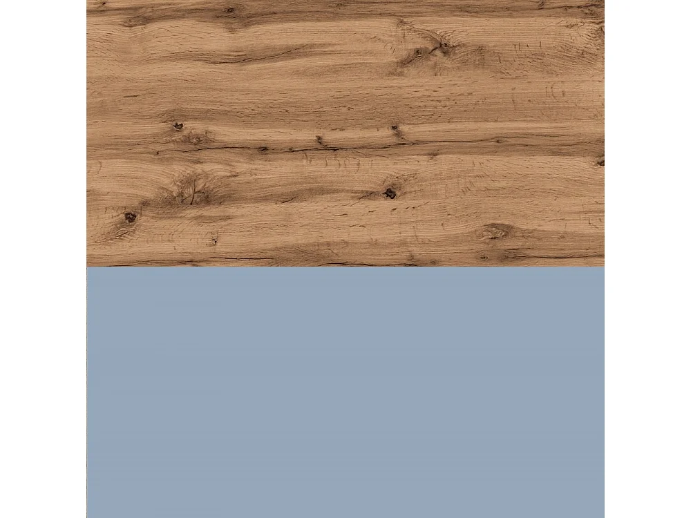 Komposition Doppelwaschbecken 7-teilig VENERE eiche / Tiffanyblau