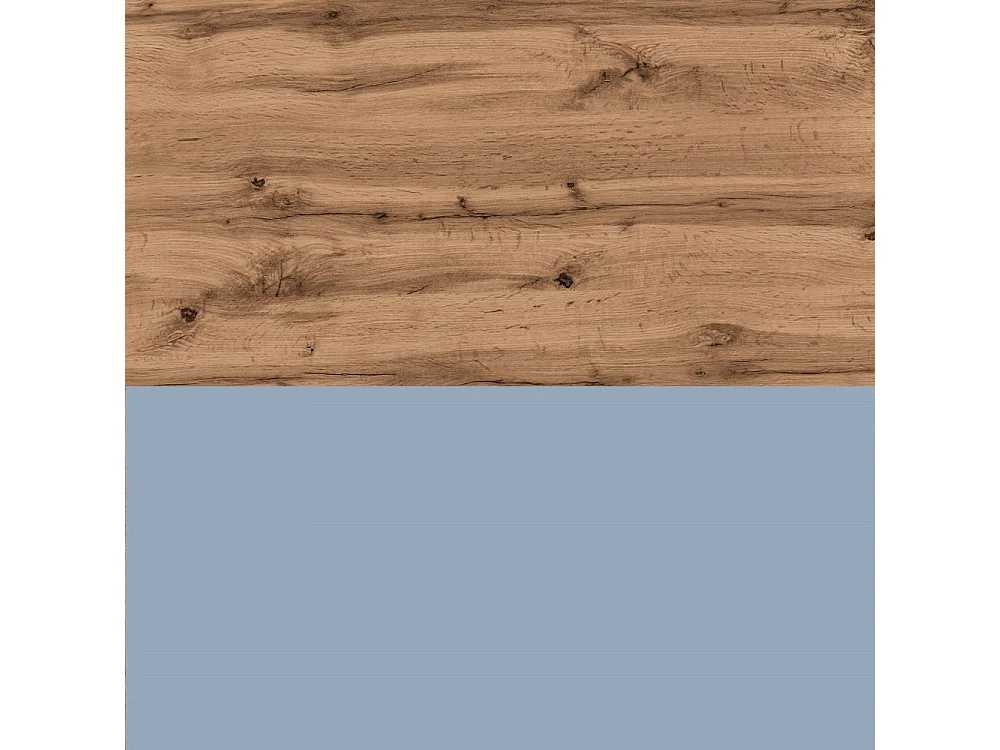 Komposition Doppelwaschbecken 7-teilig VENERE eiche / Tiffanyblau