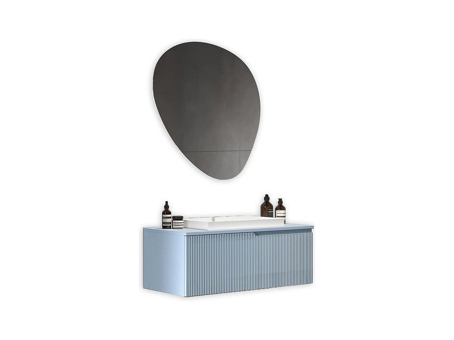 Komposition 3-teilig VENERE Tiffanyblau