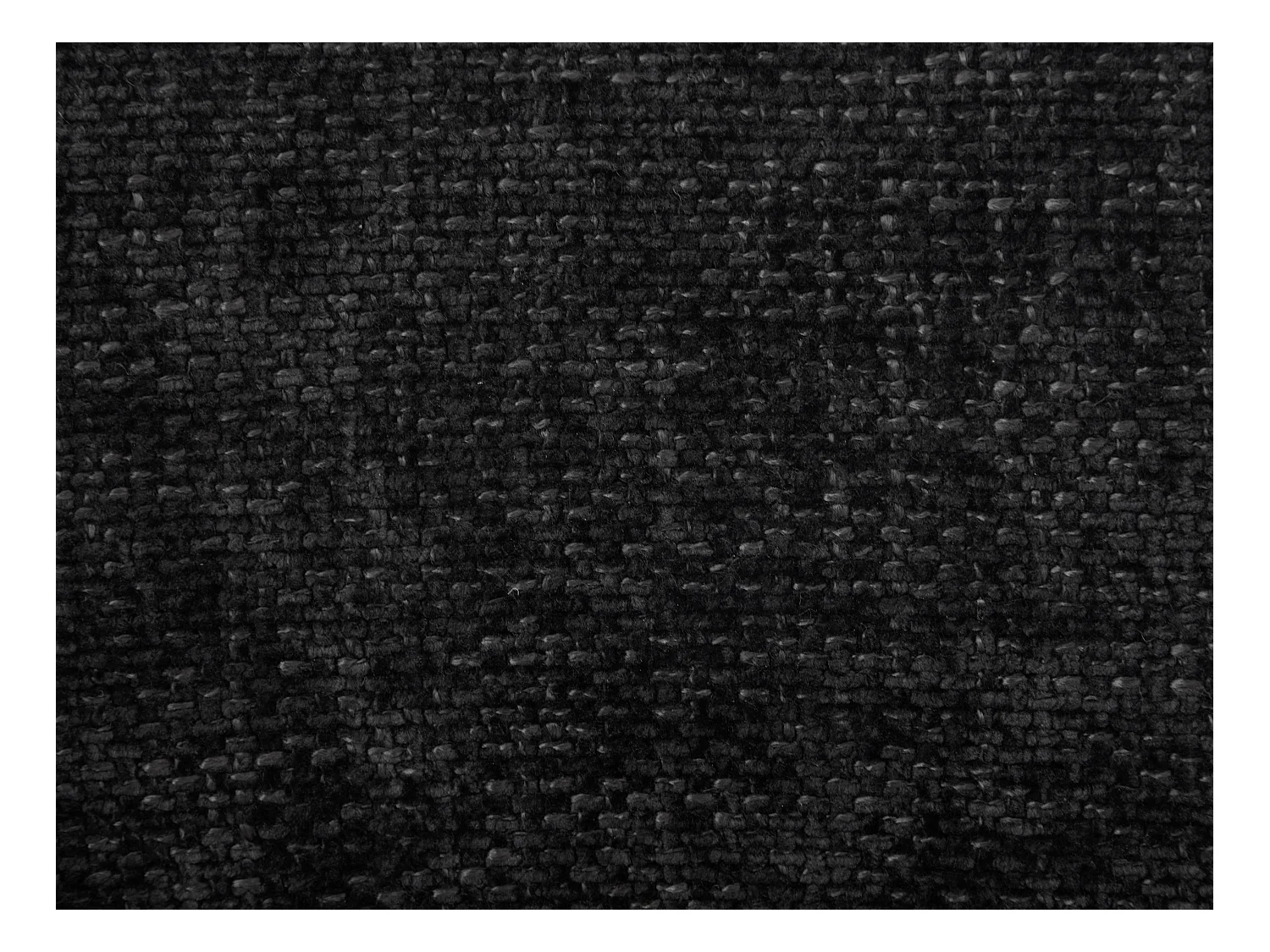 Lot de 6 chaises en tissu texturé et hêtre - Noir - MASURIE