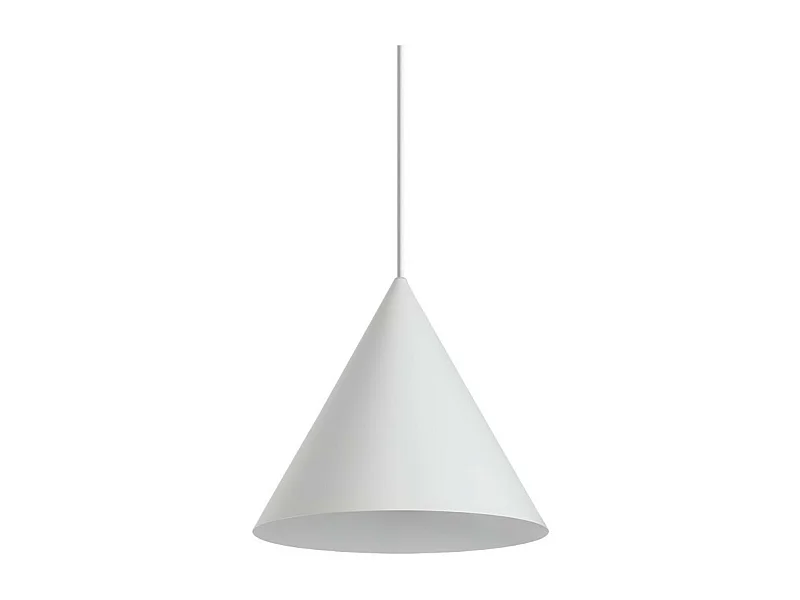 Ideal Lux A-LINE - Lámpara colgante de techo tipo domo para interior 1 luz blanca, E27