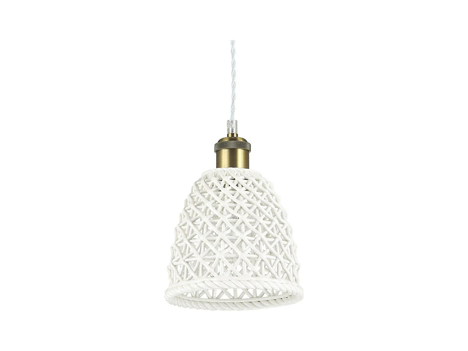 Ideal Lux Lugano Plafonnier Dome 1 Lumière Blanc