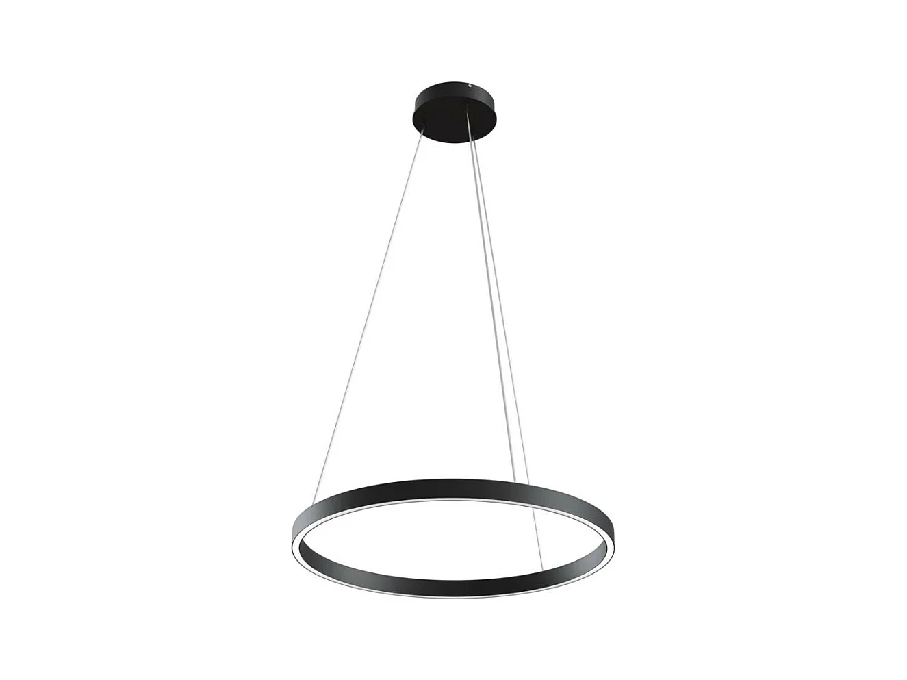 Maytoni Rim Moderne randintegrierte LED-Deckenleuchte mit schwarzem Ring