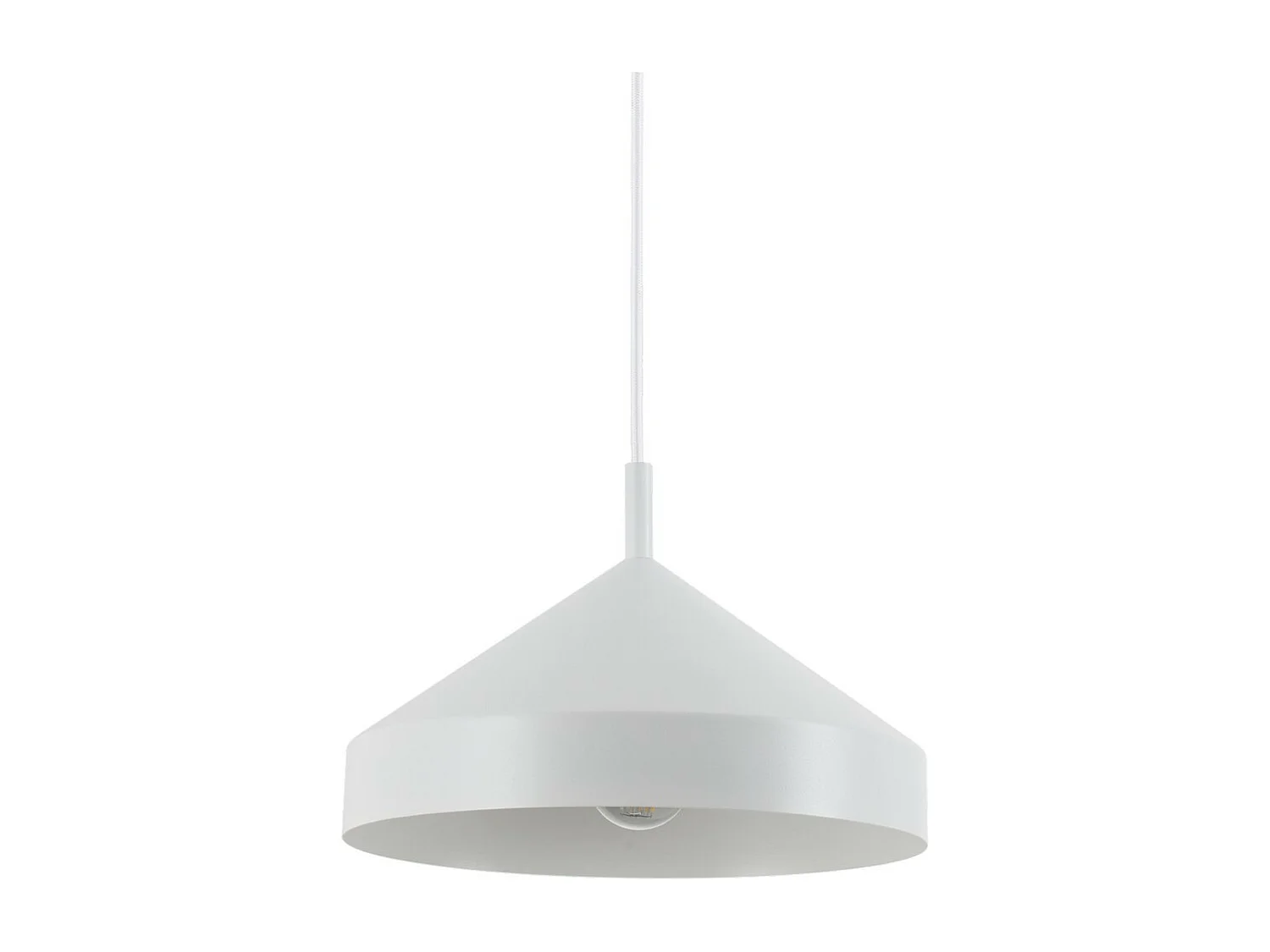 Ideal Lux YURTA Plafón Colgante Dome Blanco 30cm