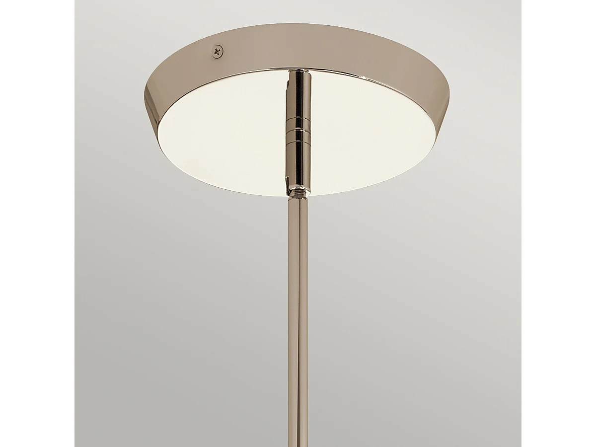 Elstead Kichler Kayva Integrierte LED-Deckenleuchte mit mehreren Armen, poliertes Nickel, 3000 K, IP44