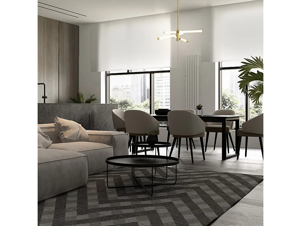 Maytoni Axis Moderne integrierte Pendel-Deckenleuchte Gold, 3000 K, gefrosteter Acrylschirm