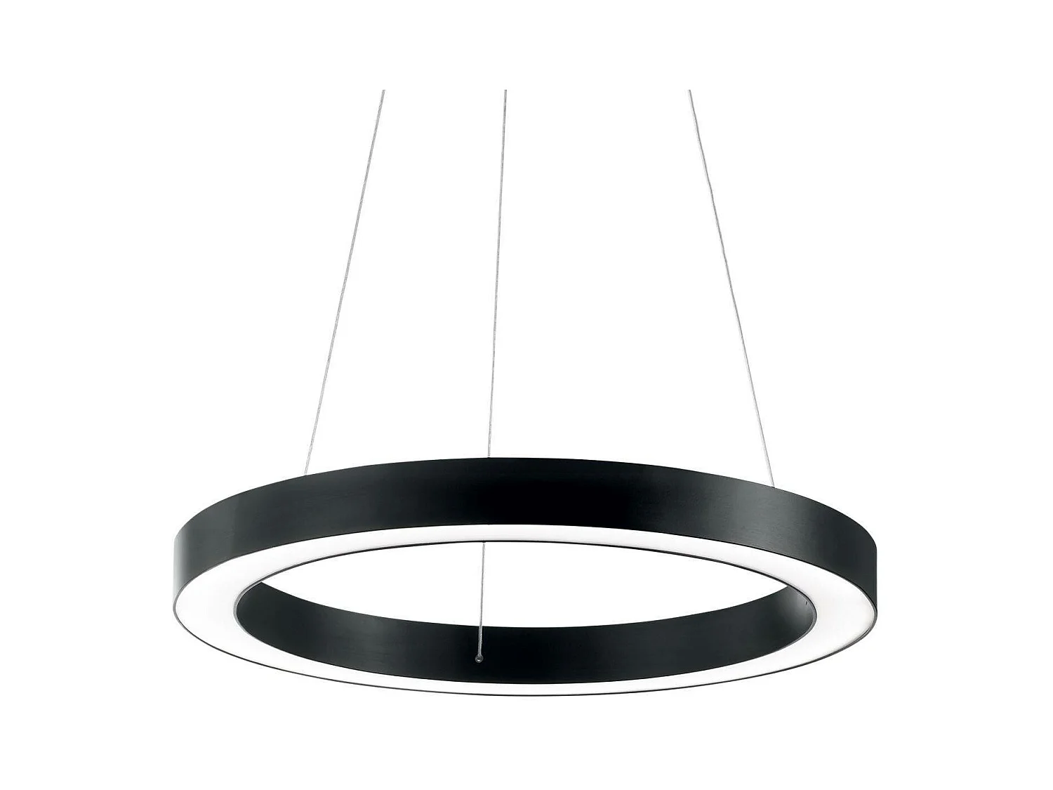 Ideal Lux Oracle - Integrierter LED Medium Deckenanhänger Schwarz 3000K