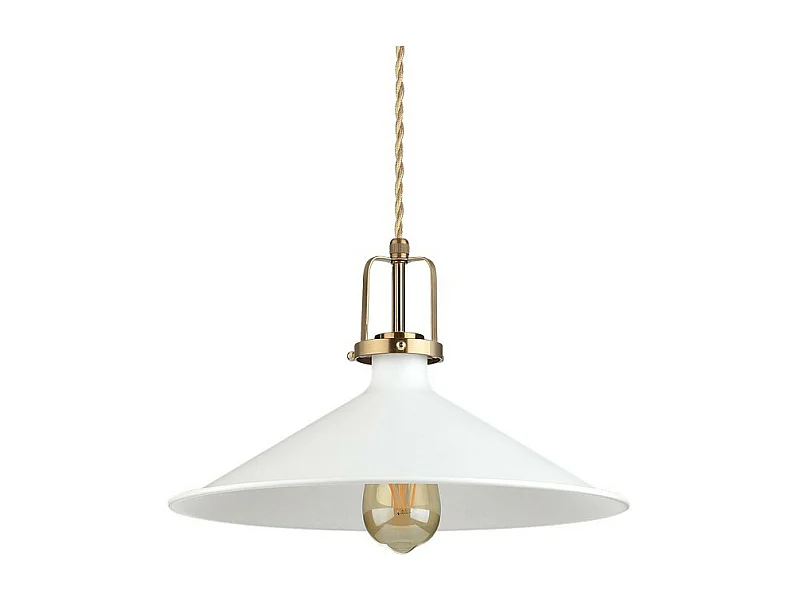 Ideal Lux ERIS-4 Suspension d'intérieur Dome Plafonnier 1 Lumière Blanc, E27