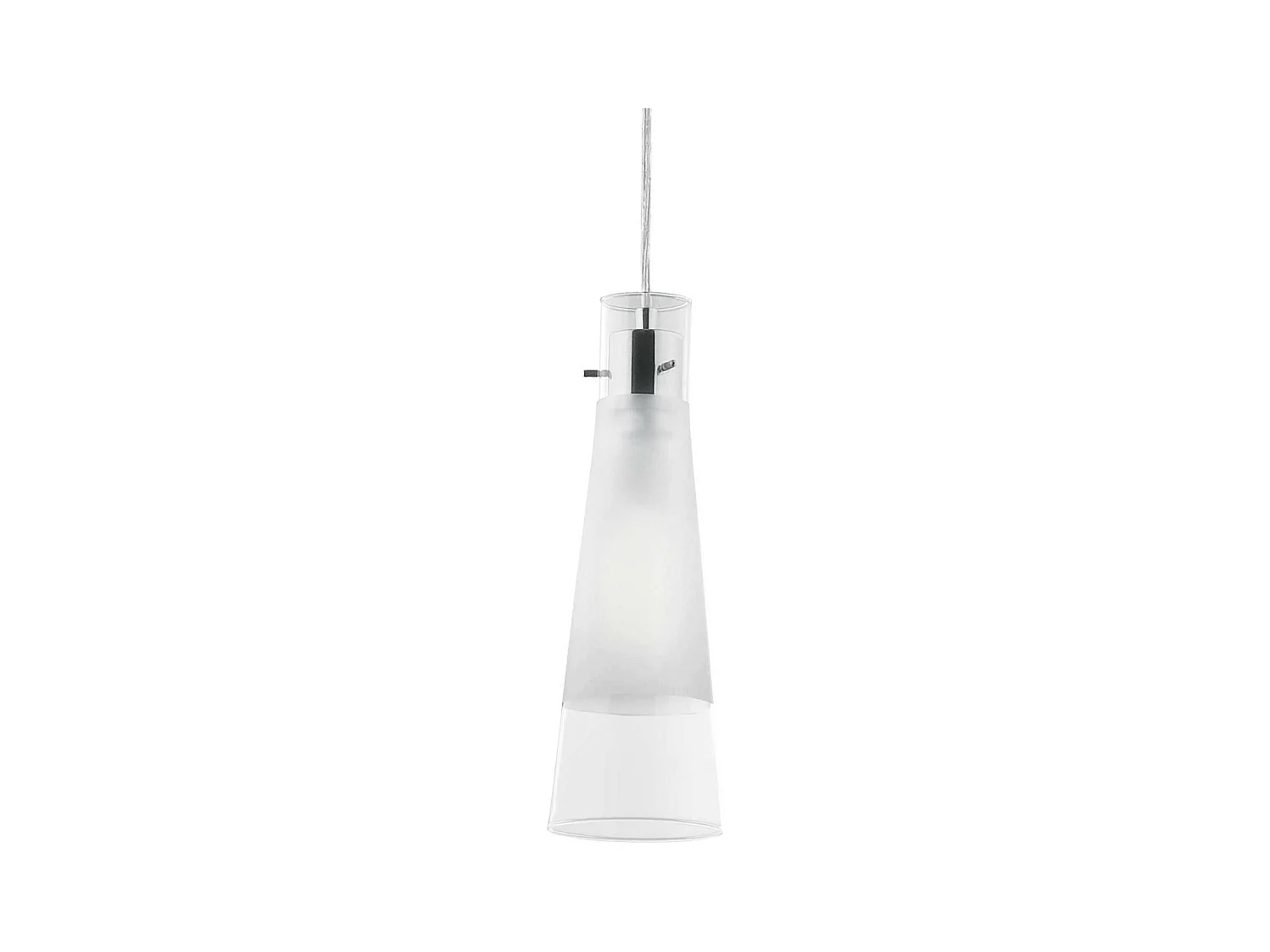 Ideal Lux Kuky Plafonnier à 1 lumière, chrome, E27