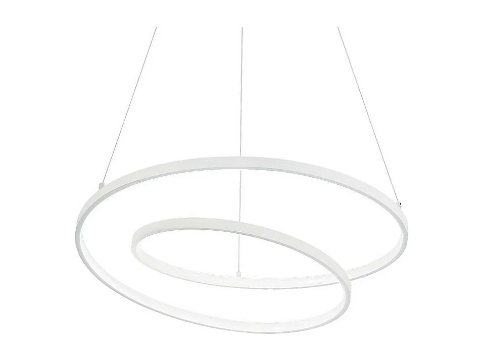 Suspension intégrée LED Swirl décorative Blanc, 3000K