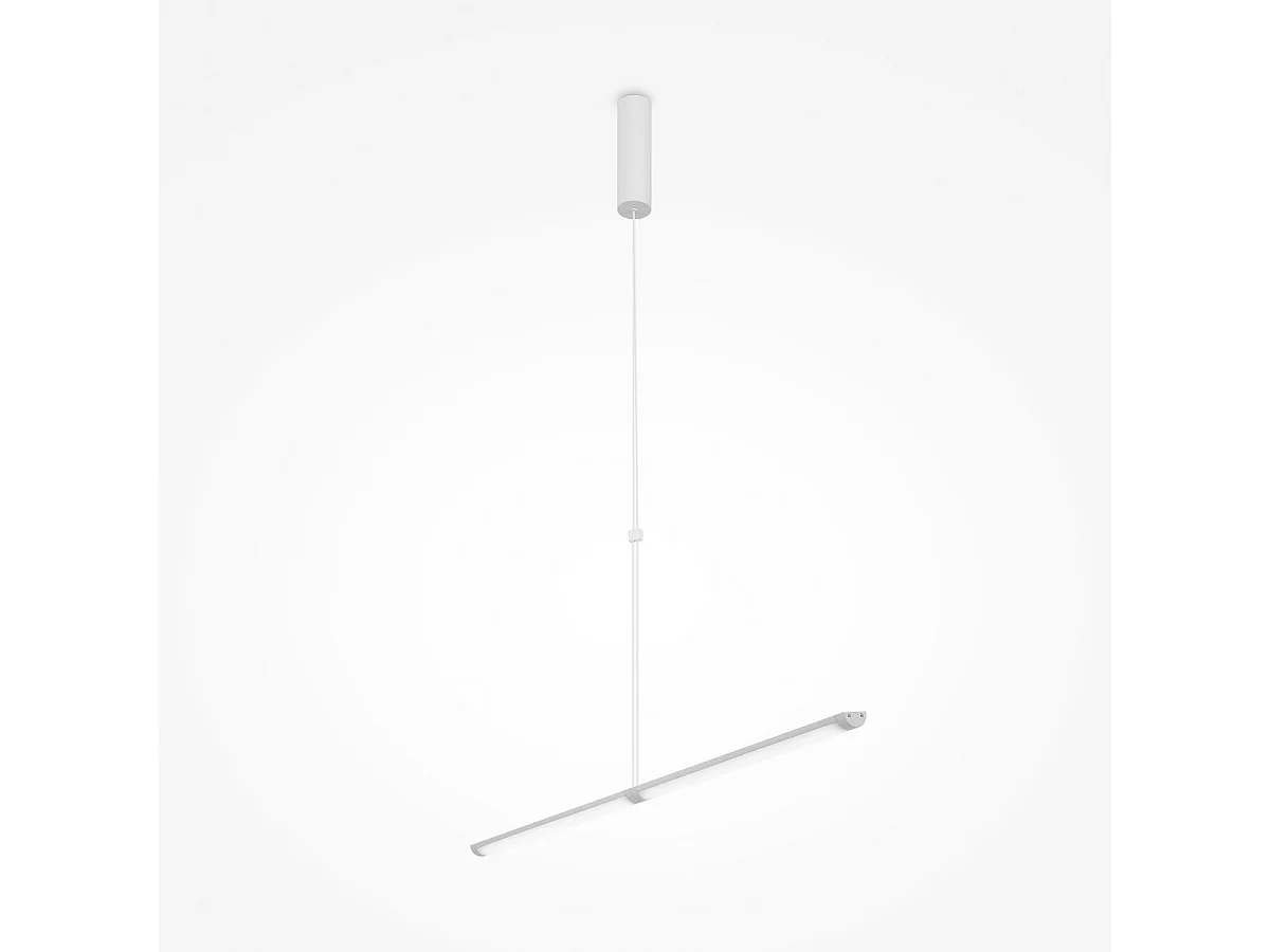 Maytoni Supersymmetry Plafón colgante LED integrado moderno blanco 4000K