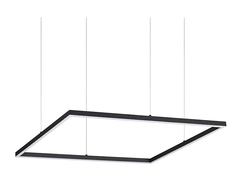 Hanging lamp oracle slim square / black / 70 cm