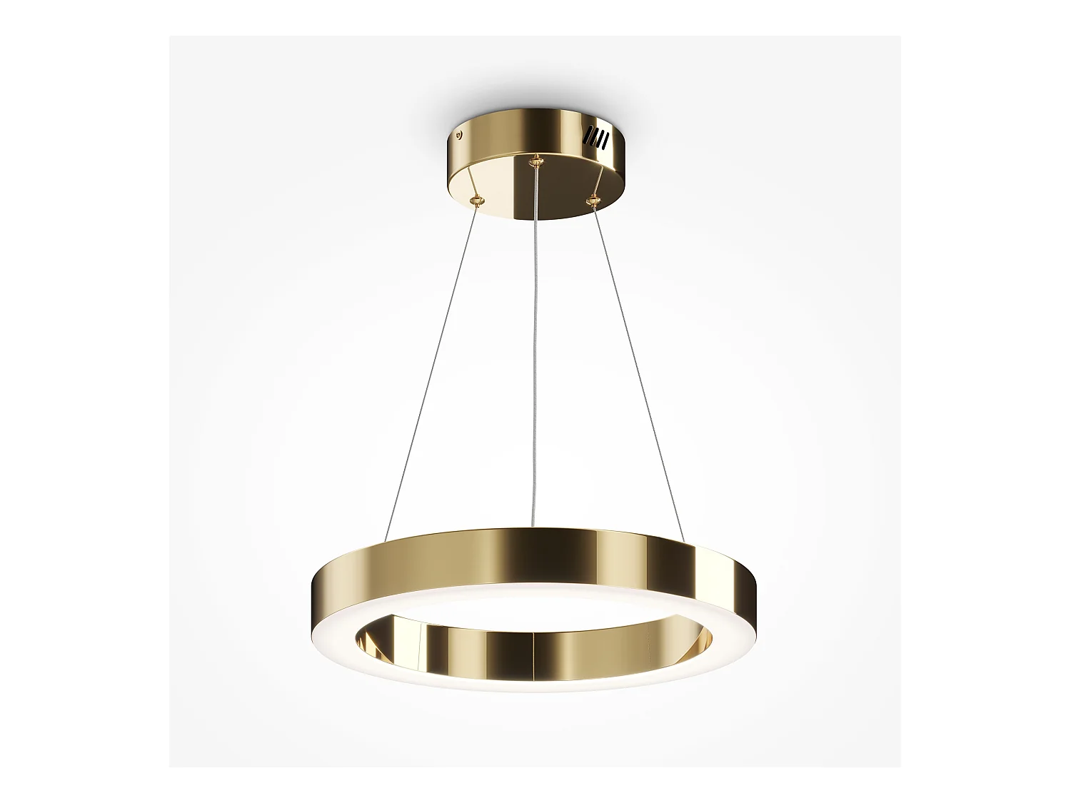 Maytoni Saturno Moderne integrierte LED-Pendel-Deckenleuchte Messing, 2500lm, 4000K